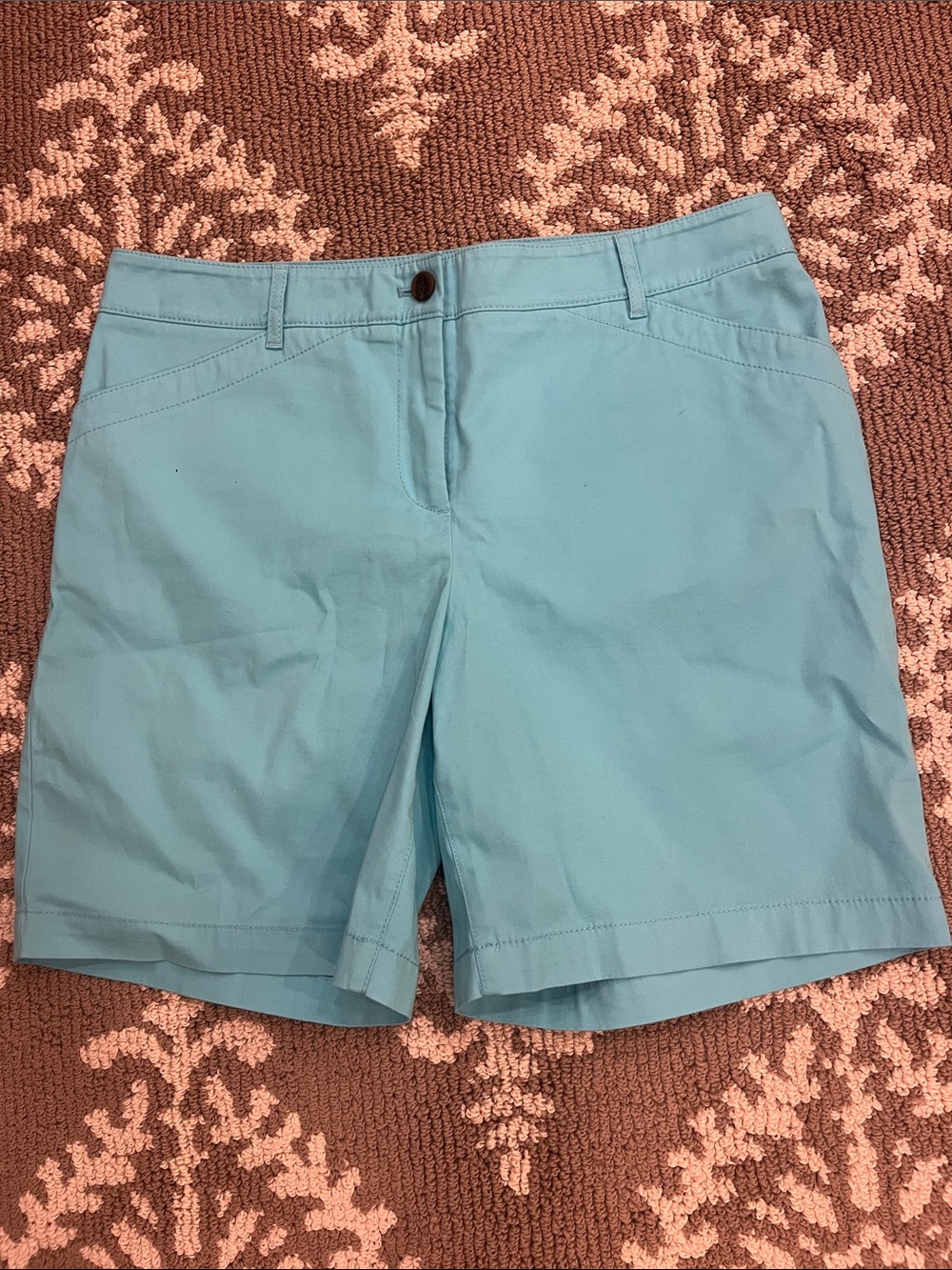 Talbots Turquoise-Blue Bermuda Shorts